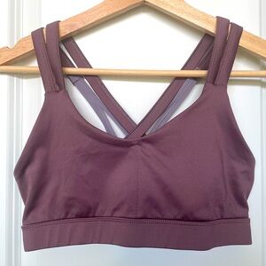 Mauve sports bra